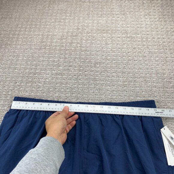 Calvin Klein Swimwear Swim Trunks Men XXL Navy Blue Lined New With Tags Designer - Picture 10 of 13